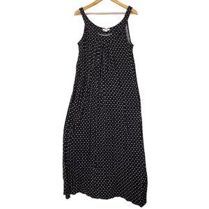 Alfani Intimates Black  Pink Diamond Pattern Sleeveless Maxi Dress XL Athleisure